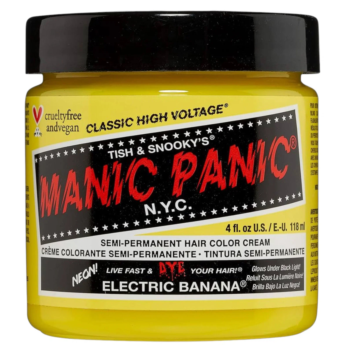 Manic Panic, Classic High Voltage Electric Banana, Semi-permanente Haarfarbe, 118 ml