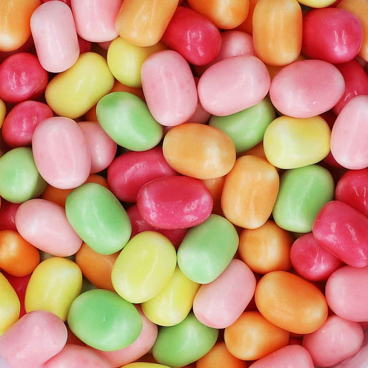 Tüte mit 265 Maoam Kracher Frucht Kaubonbons in bunten Farben und Sprudelfüllung