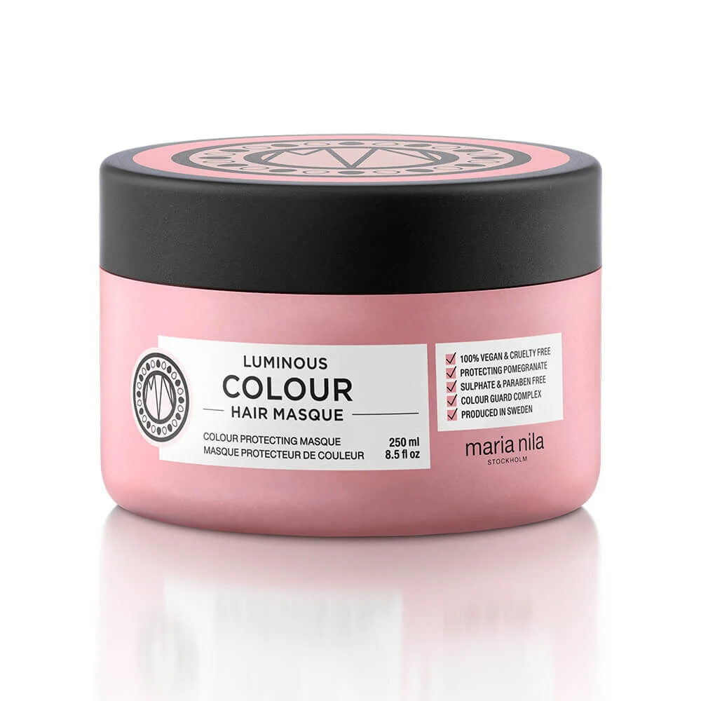 Maria Nila Maria Nila, Luminous Colour, Tierversuchsfrei, Haarbehandlungs-Crememaske, Für Farbschutz, 250 ml Regular