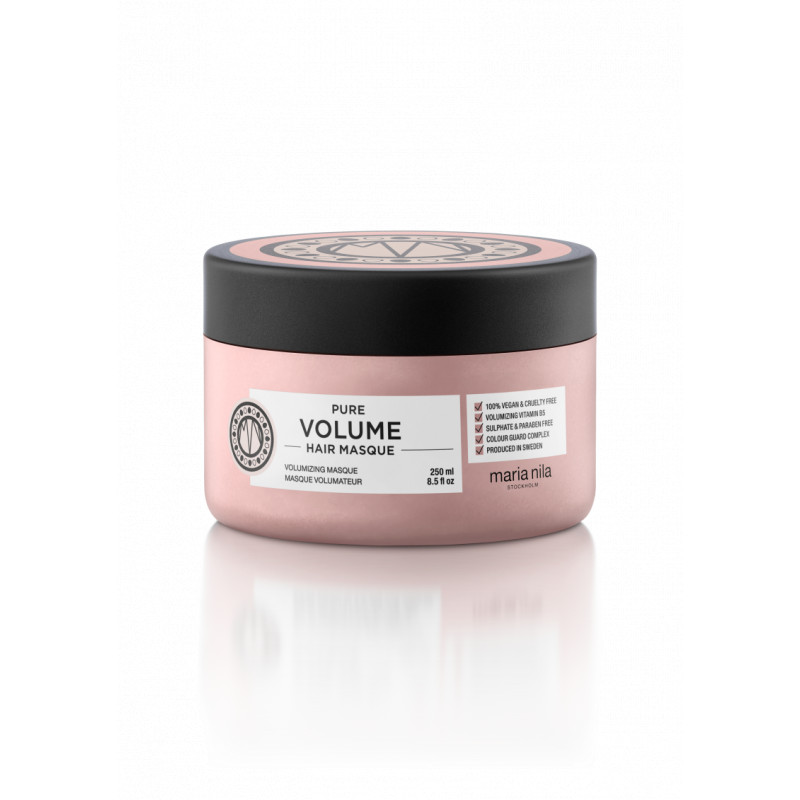 Maria Nila Maria Nila, Pure Volume, Vegan, Haarbehandlungs-Crememaske, Zur Nahrung, 250 ml Regular