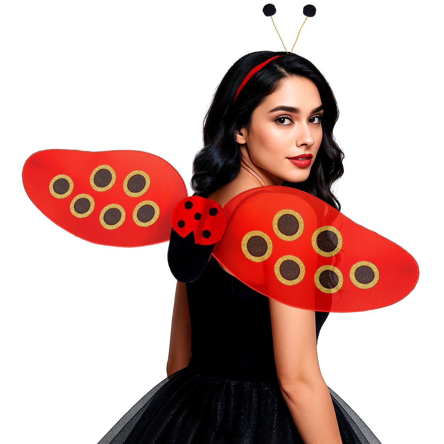 "MARIENKÄFER" Dress- Up- Set (Flügel, Antennen) – Ansicht 4