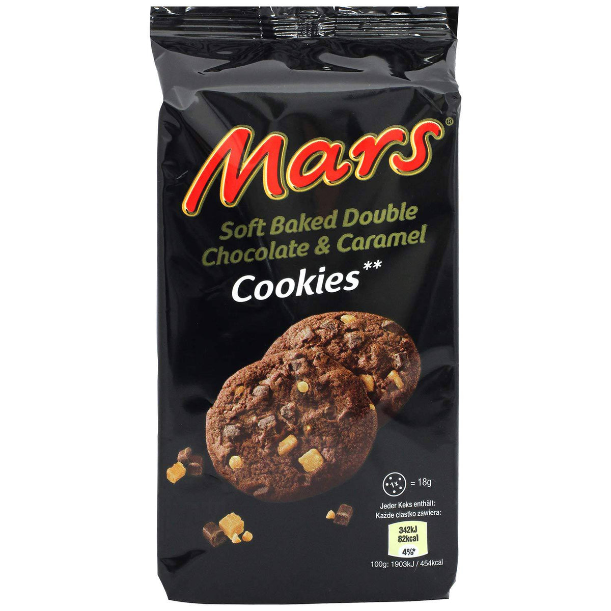 Mars Cookies weiche Schokoladenkekse mit 9 Stück 162 g Packung