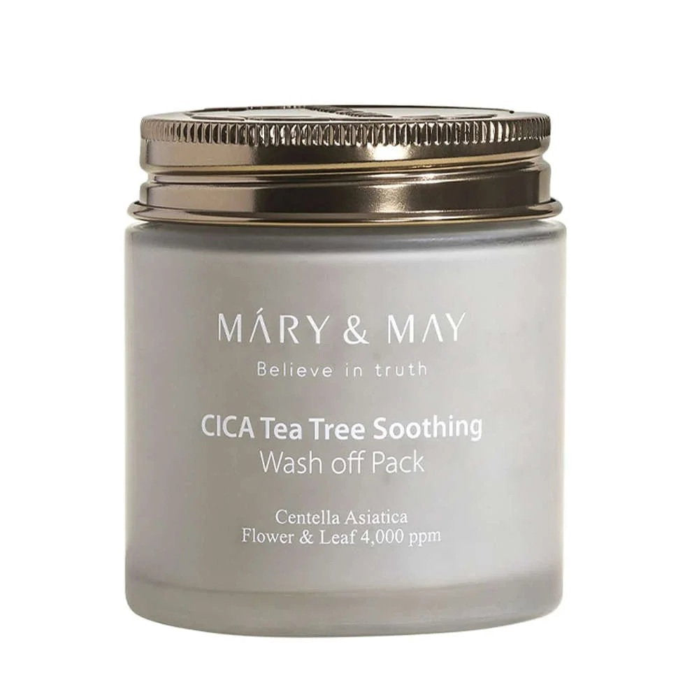 Mary and May, Cica Tea Tree Soothing, Reinigung, Tonerde-Maske, 125 g