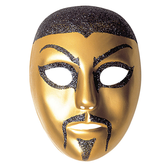 "MASKE CHINESE AUS KUNSTSTOFF" in 2 Farben sortiert – Vorderansicht