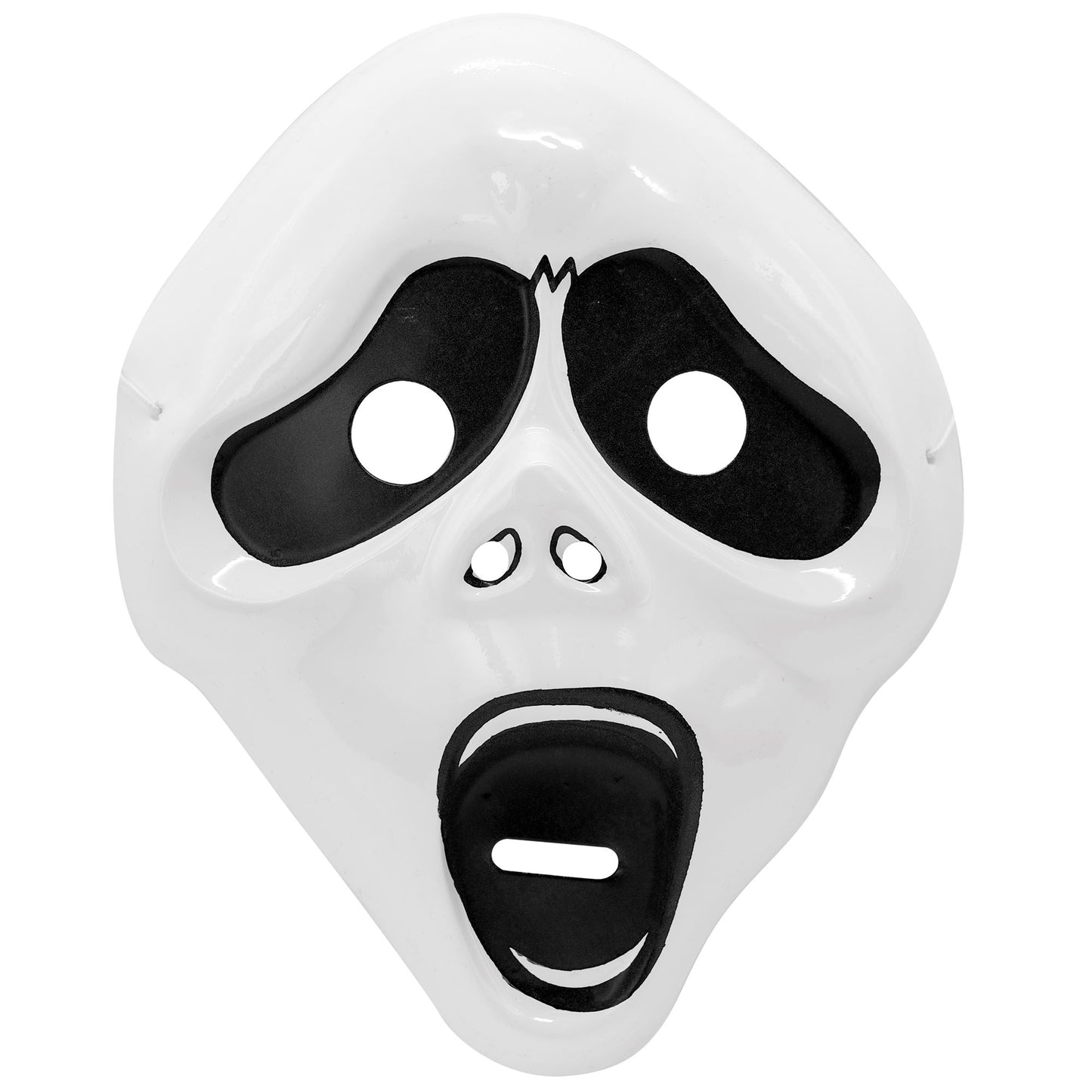 "MASKE GEIST AUS KUNSTSTOFF" in Kindergöße – Vorderansicht