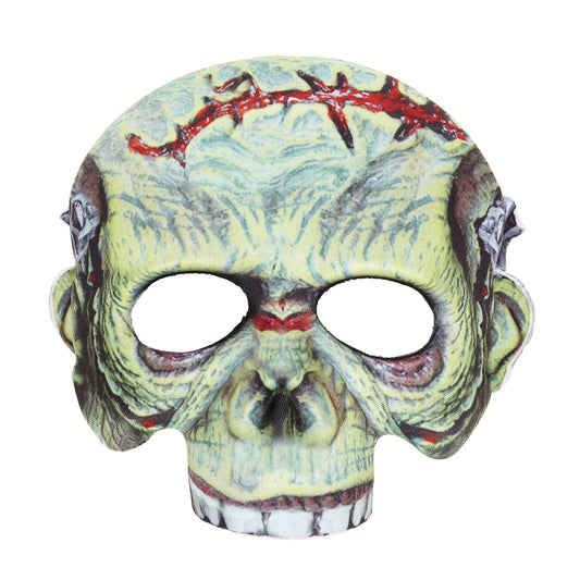 "MASKE MONSTER KINNLOS AUS STOFF" – Vorderansicht