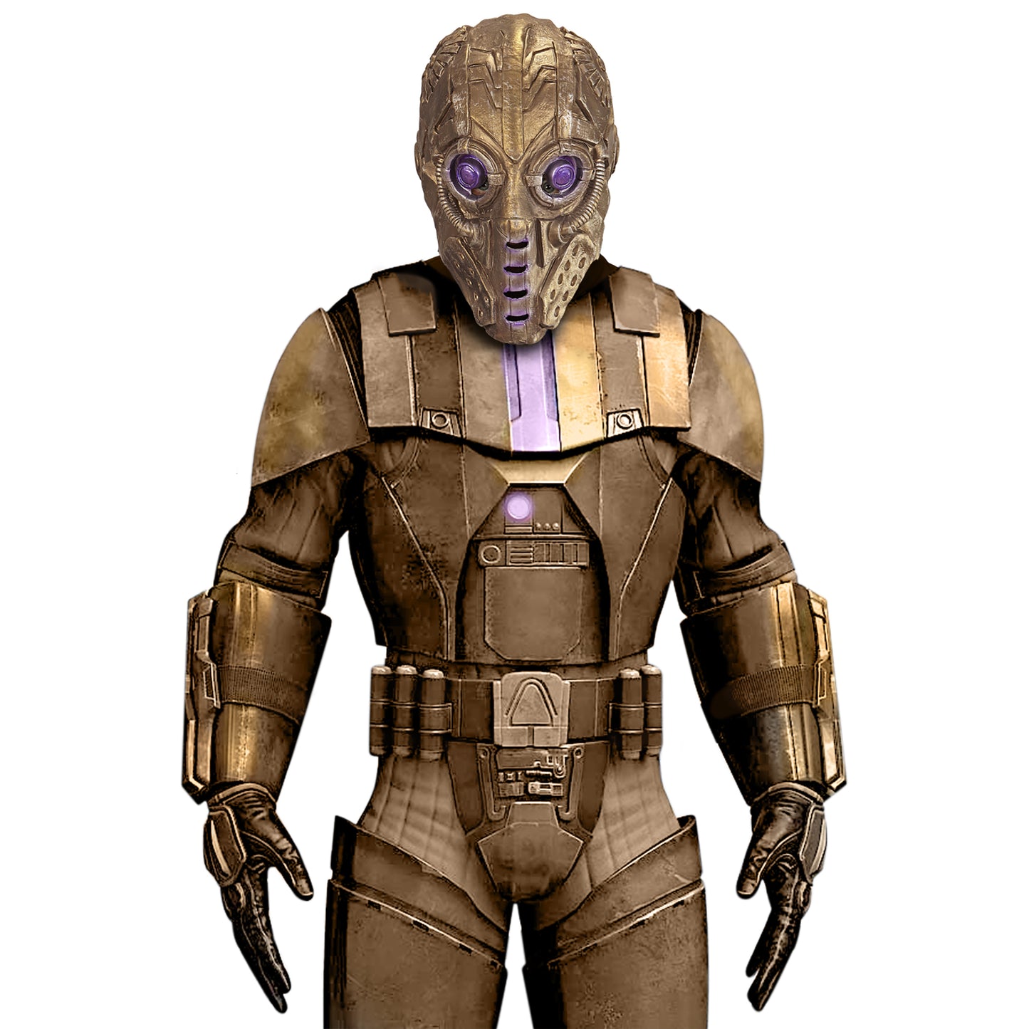 "MASKE SPACE TROOPER" – Detailansicht