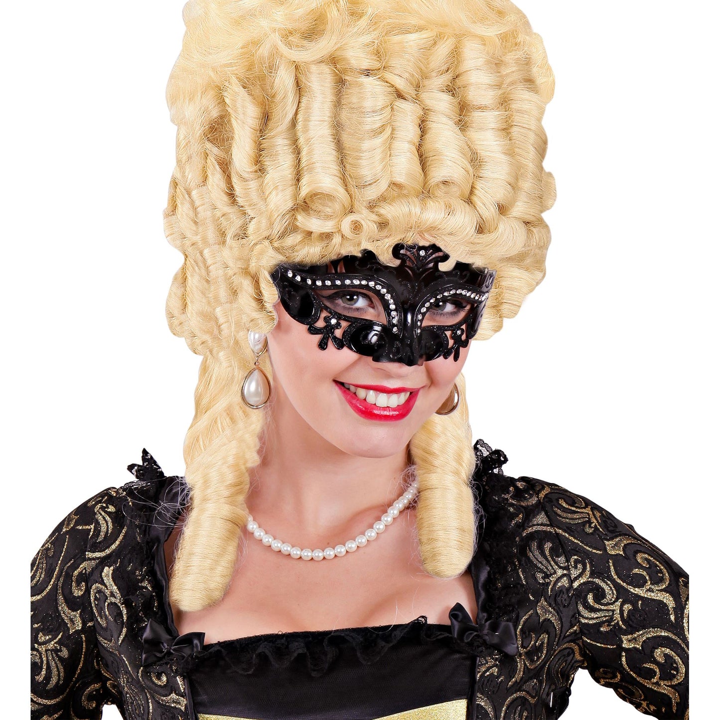 "MASKE VENEDIG SCHWARZ UND STRASS" – Ansicht 4
