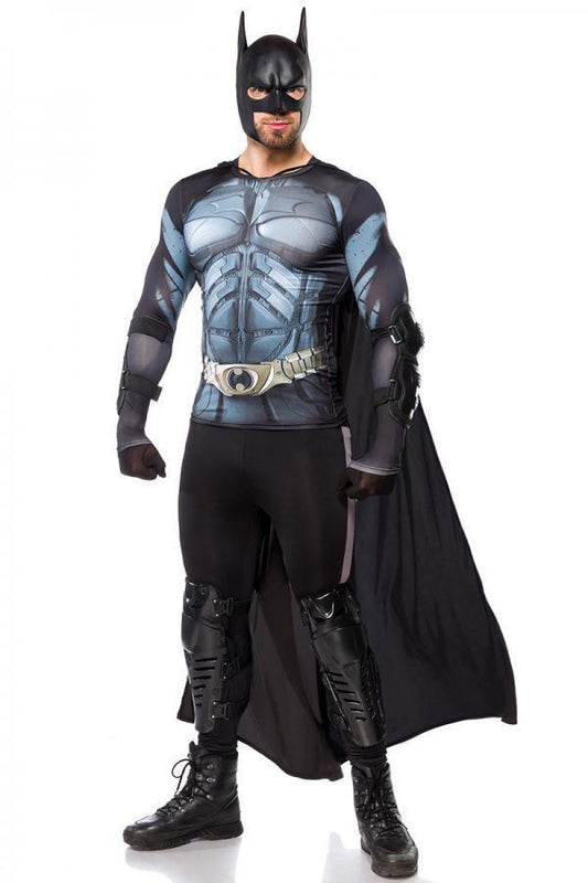 Batman Deluxe Herrenkostüm – Maskparadise 8-teiliges Set Fasnacht24.ch – Produktansicht