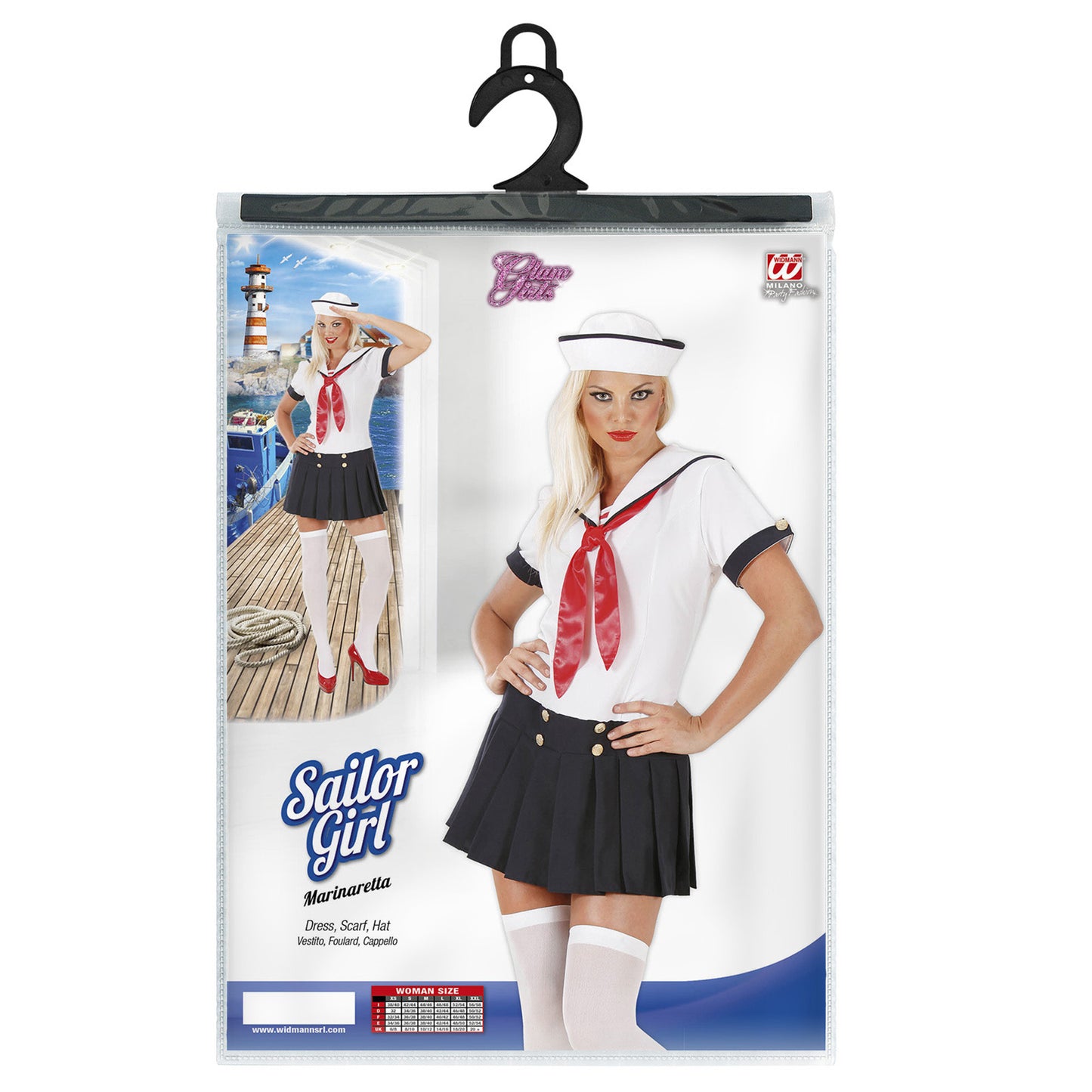 "MATROSIN" (Kleid mit Kragen, Halstuch, Mütze) – Ansicht 4