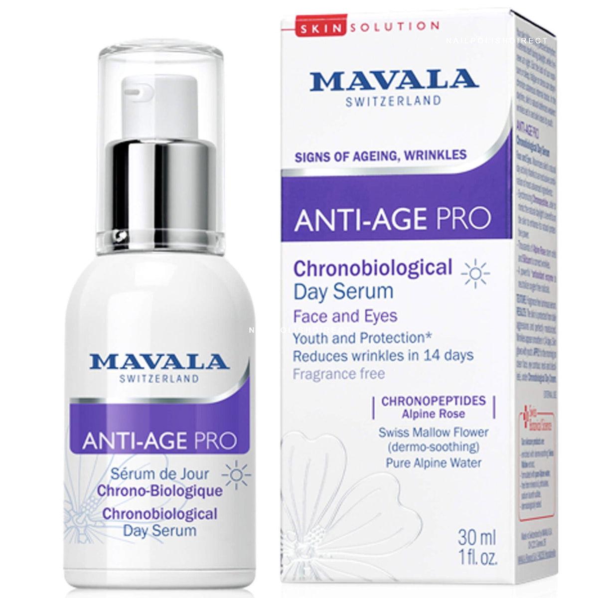 Mavala, Anti-Age Pro, Anti-Aging & Anti-Wrinkle, Morgen, Serum, Für das Gesicht, 30 ml