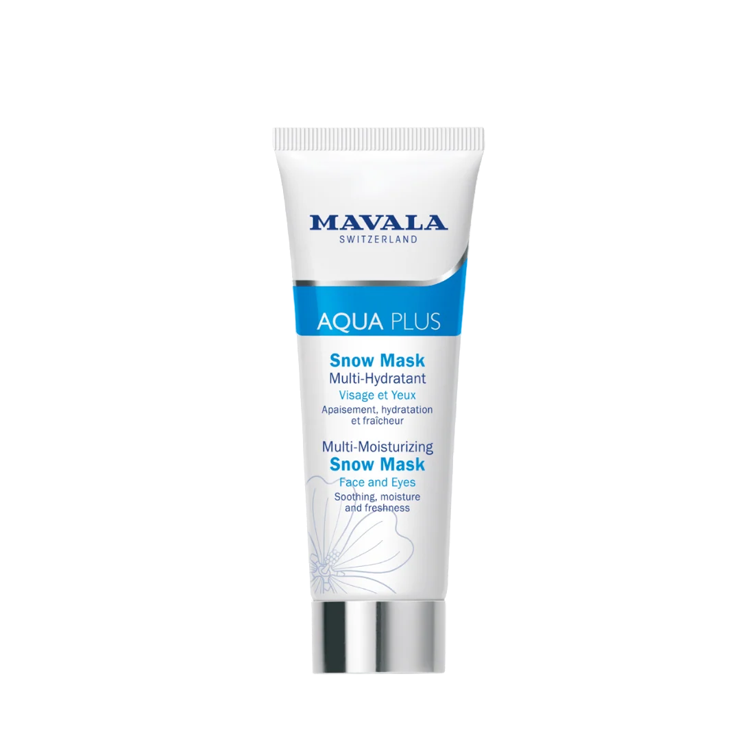 Mavala, Aqua Plus Snow, Hydrating & Soothing & Refreshing, Gel Mask, Face, 75 ml