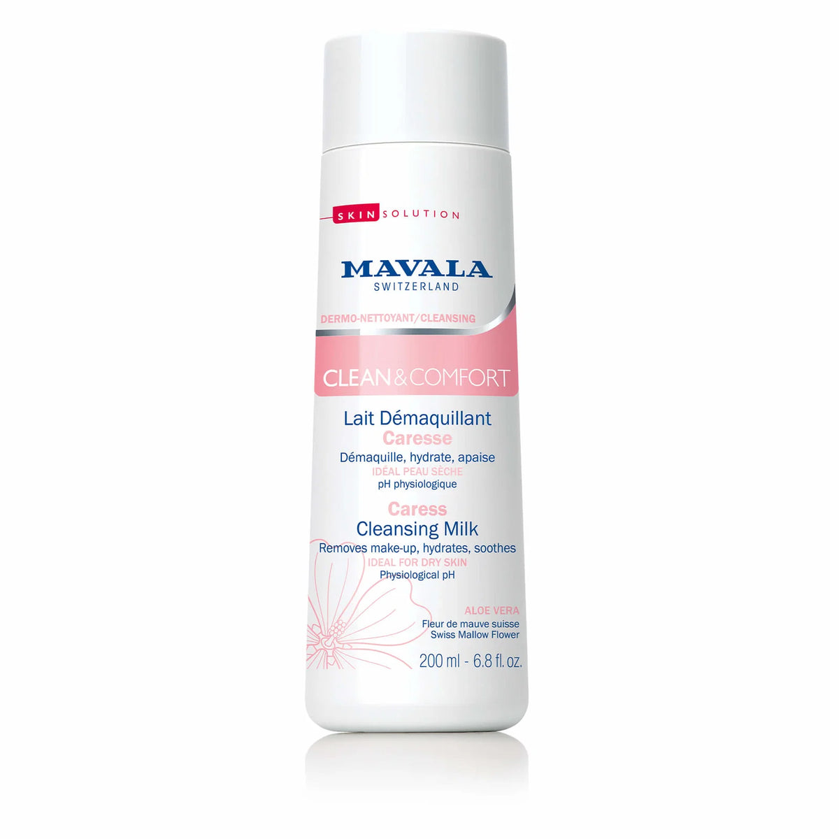 Mavala, Clean & Comfort, Makeup Removing, Cleansing Milk, For Face, 200 ml