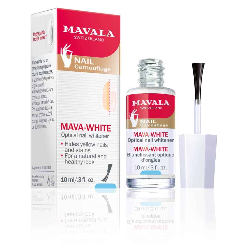 Mavala, Mava White, Nail Whitener, Nail Strengthening Lacquer, 10 ml