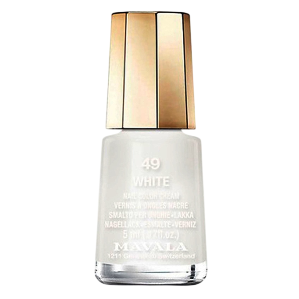 Mavala, Mavala, Glossy, Nail Polish, 49, White, 5 ml *Miniature