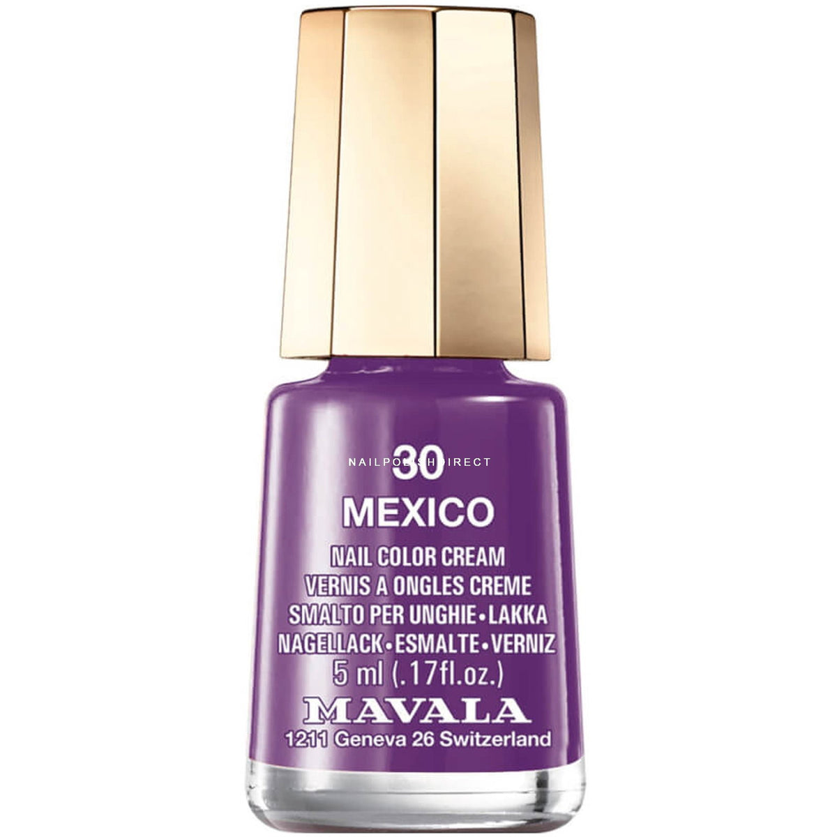 Mavala, Mavala, Glossy & Pearly, Nagellack, 30, Mexico, 5 ml *Miniatur