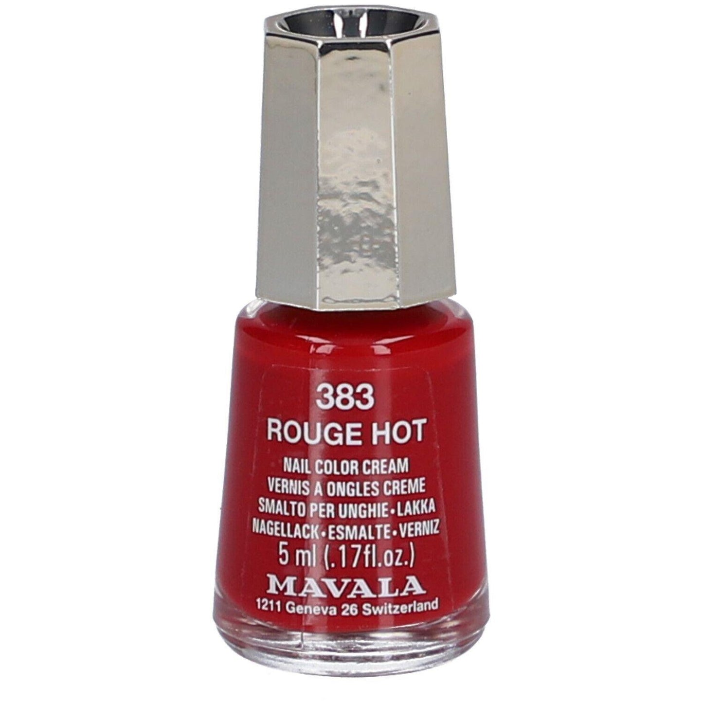 Mavala, Mavala, Nail Polish, 383, Rouge Hot, 5 ml *Miniature