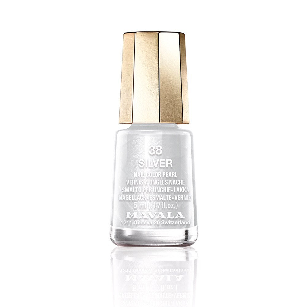 Mavala, Mavala, Glänzend, Nagellack, 38, Silber, 5 ml *Miniatur