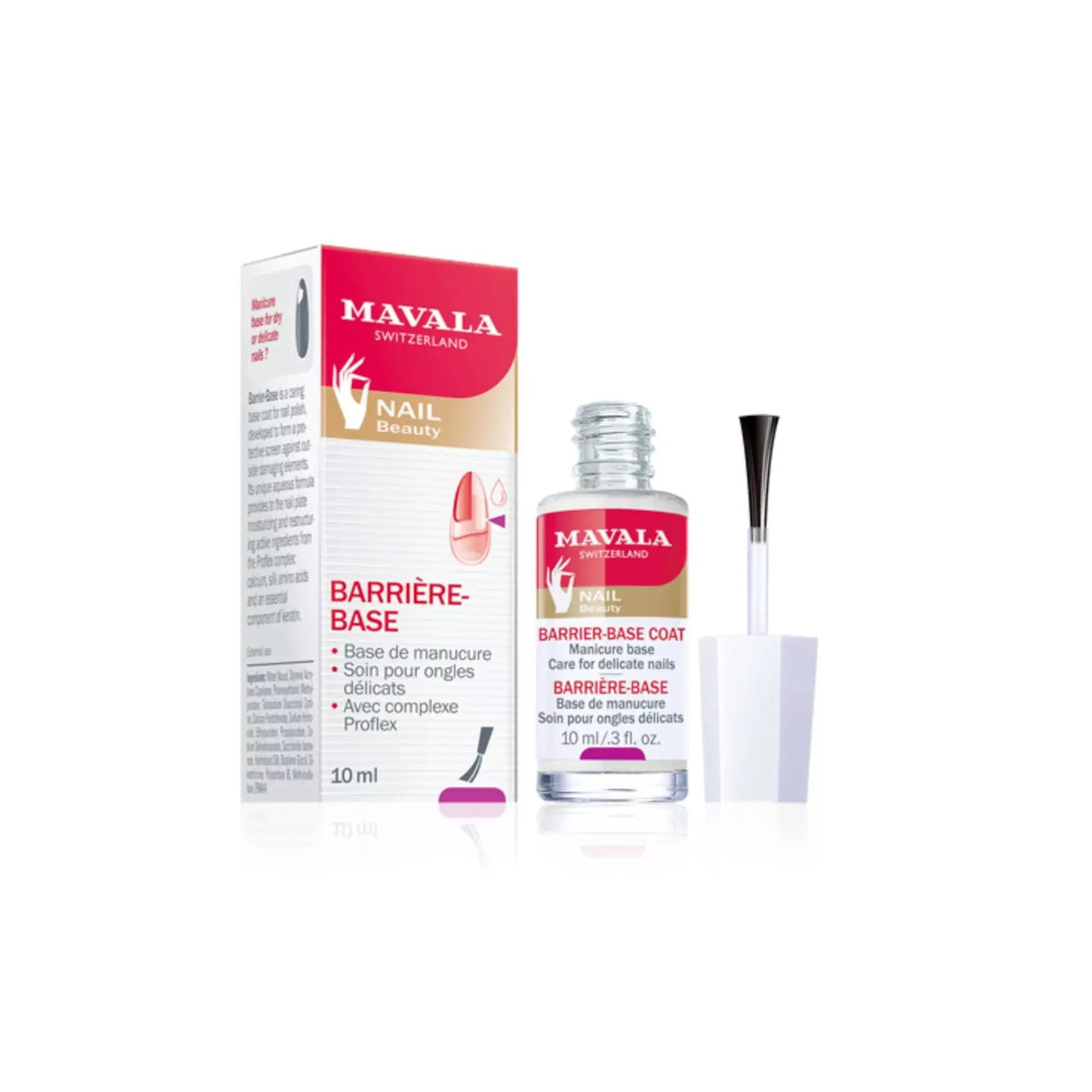 Mavala, Barrier Base Coat, Stärkung, Nagelstärkender Lack, 10 ml
