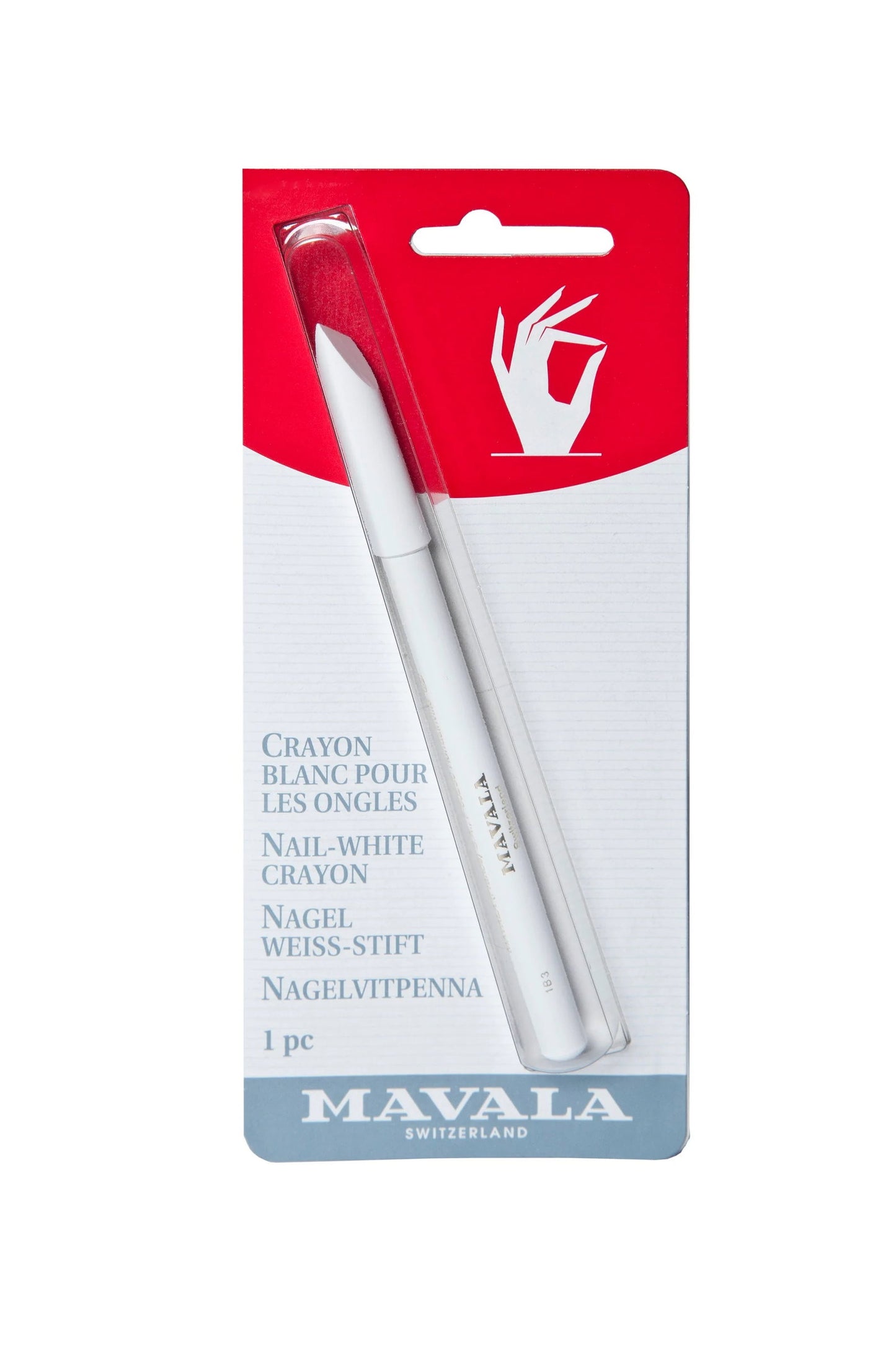 Mavala, Nail White, Nail Pen, White, 1 pcs