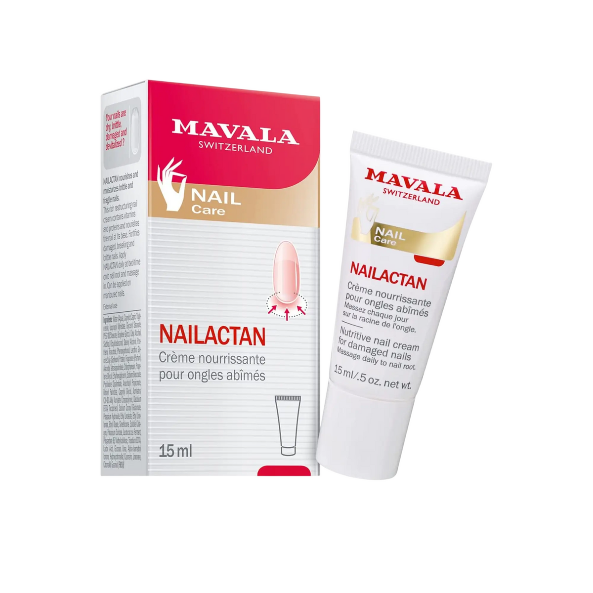Mavala, Nailactan, Nährend, Treatment, Nagelcreme-Behandlung, 15 ml