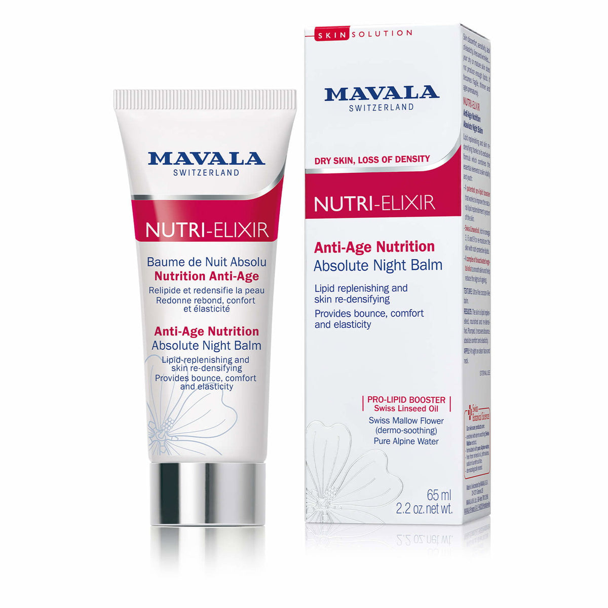Mavala, Nutri-Elixir, Nourishing & Revitalising, Nacht, Balsam, Für das Gesicht, 65 ml