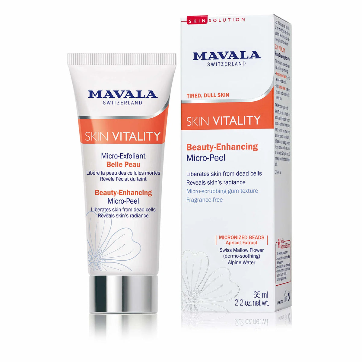 Mavala, Vitality, Duftfrei, Peeling-Behandlung, 65 ml
