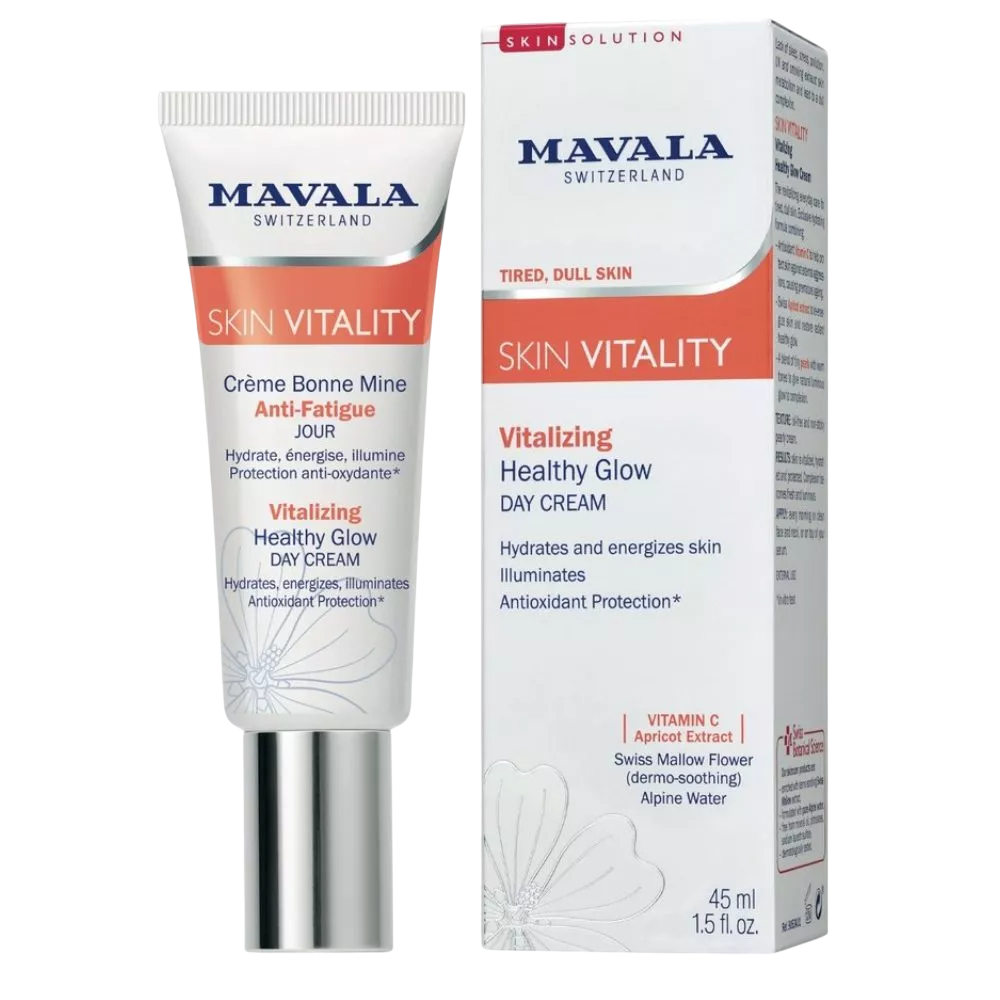 Mavala, Vitality, Hydrating & Illuminating & Revitalising, Tag, Sahne, Gesicht, 45 ml