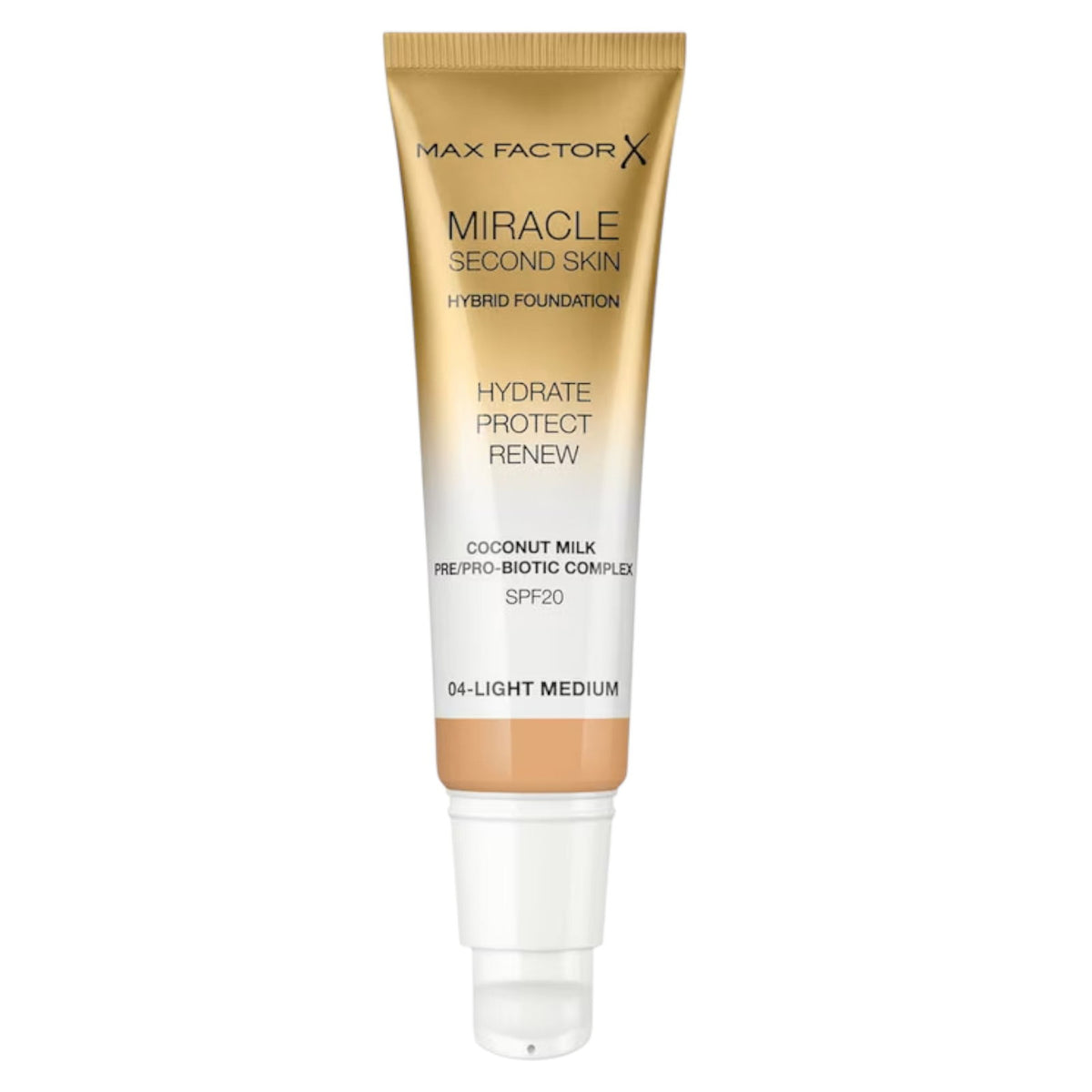 Max Factor, Miracle Touch, Strahlend, Kompakt-Foundation, 04, Hellmittel, SPF20, 30 ml