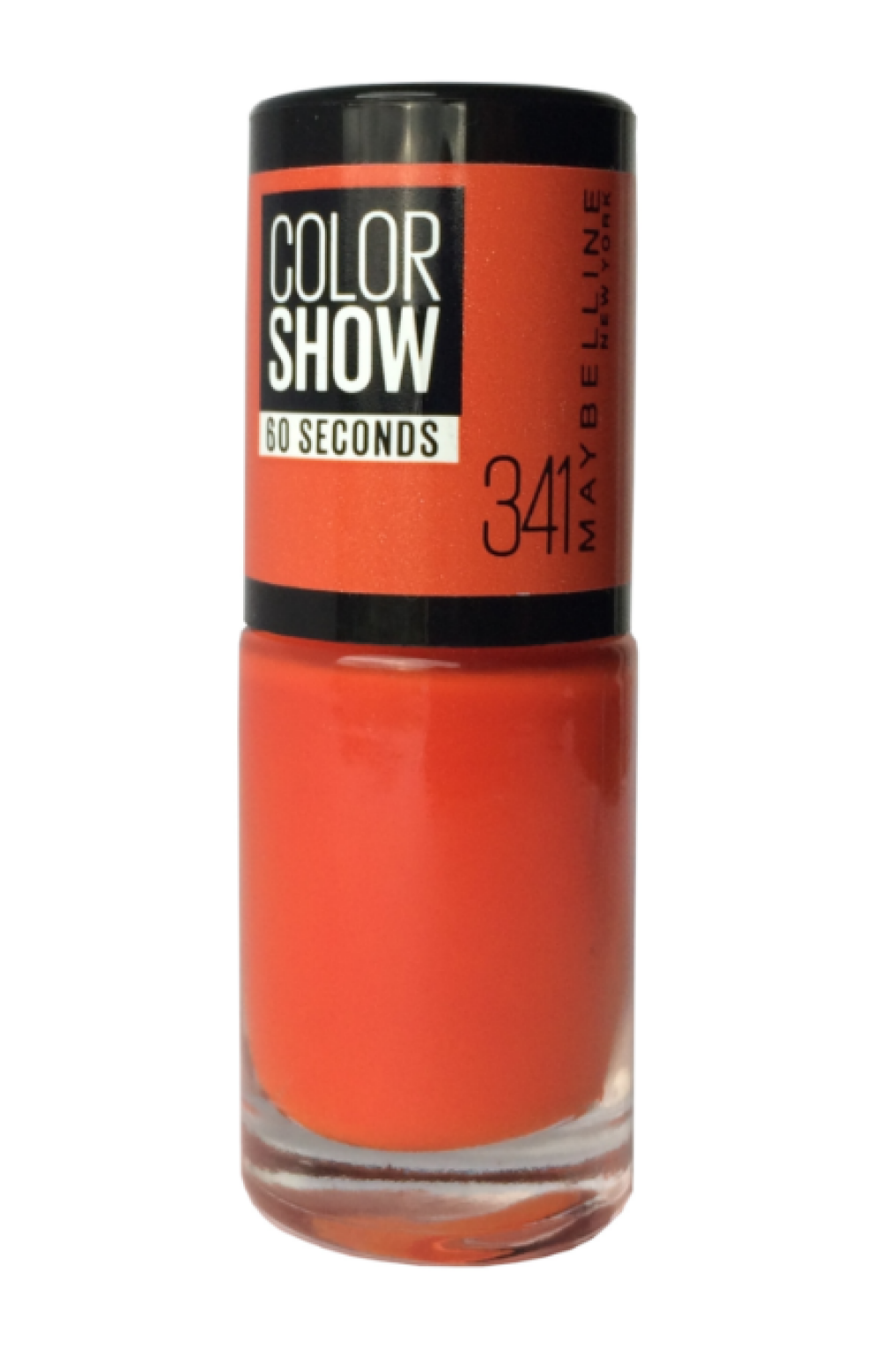 Maybelline Maybelline, Color Show 60 Seconds, Nagellack, Nr. 341, Orange Anhang, 7 ml Regular