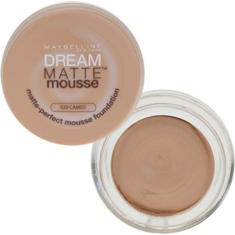 Maybelline, Dream Matte Mousse, Leicht, Cremige Foundation, 20, Kamee, SPF 15, 18 ml