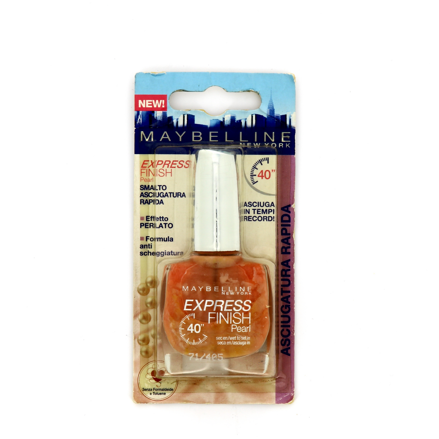 Maybelline Maybelline, Express Finish 40 Seconds, Nagellack, Nr. 405, Perle, 10 ml Regular