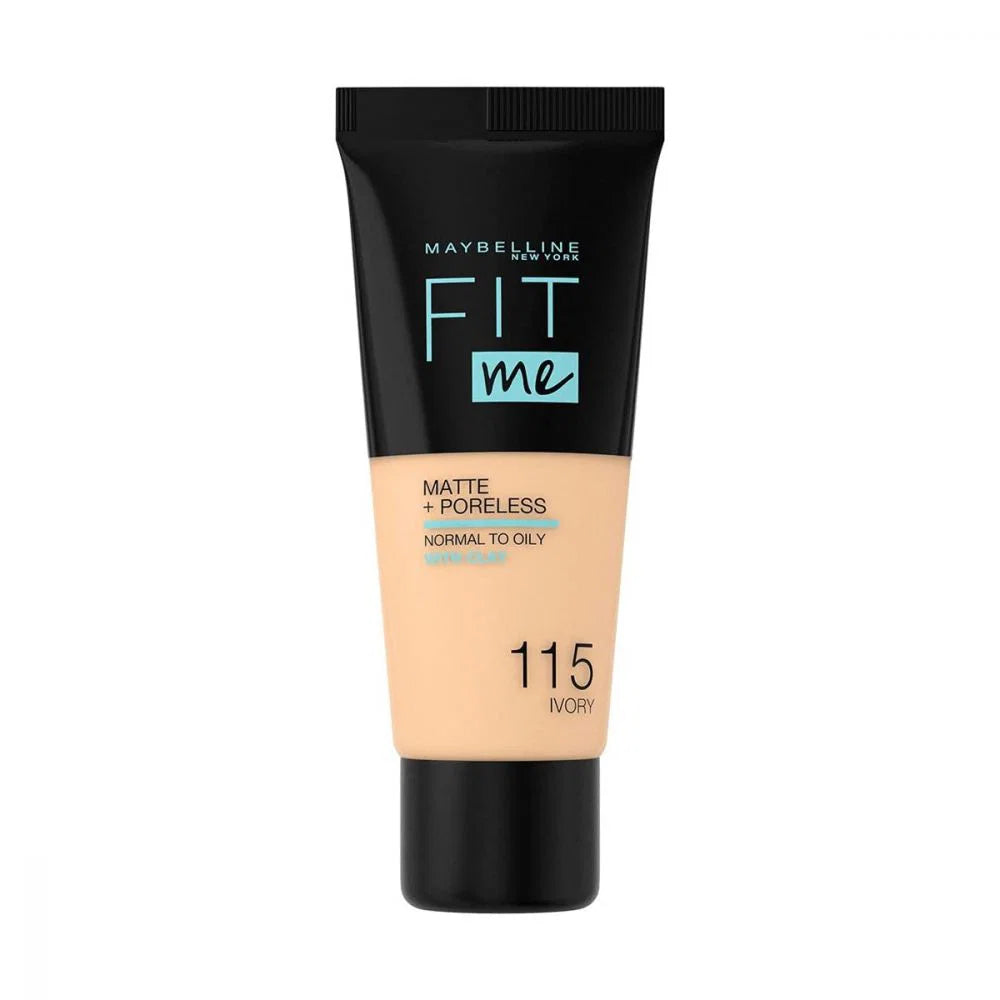 Maybelline Fit Me Matte + Poreless flüssige Grundierung 150 Elfenbein 30 ml