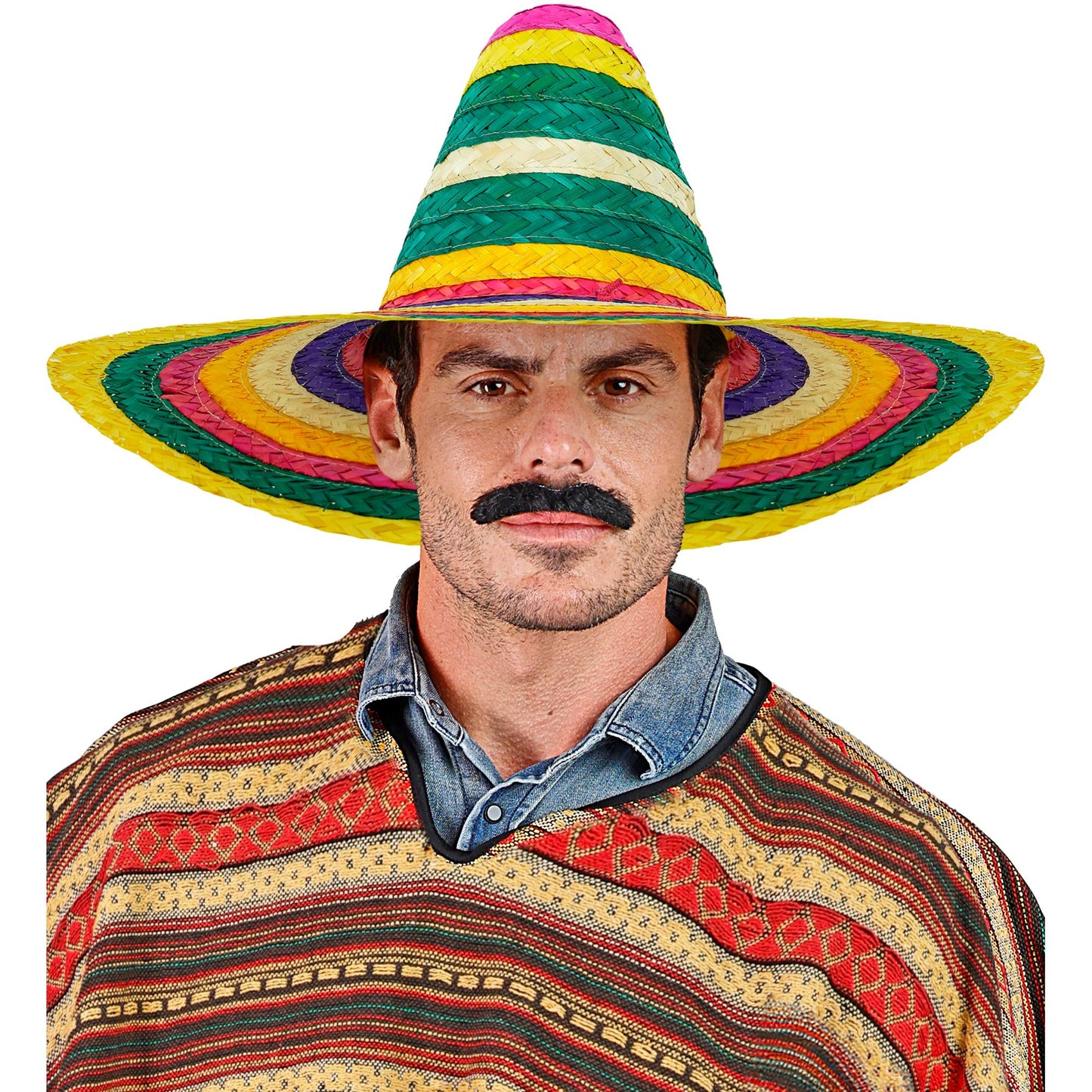 "MEHRFARBIGER SOMBRERO" 50 cm – Ansicht 4