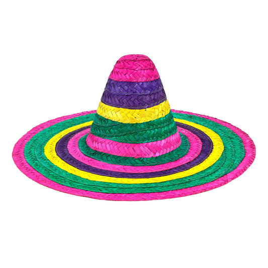 "MEHRFARBIGER SOMBRERO" 50 cm – Vorderansicht