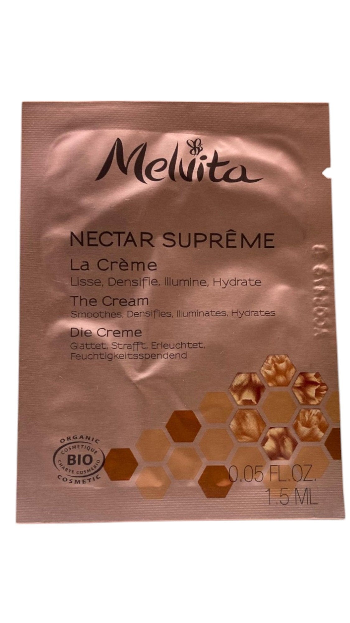 Melvita, Nectar Supreme, Bio, Glättung, Verdichtung & Beleuchtung, Sahne, Für das Gesicht, 1.5 ml *Muster