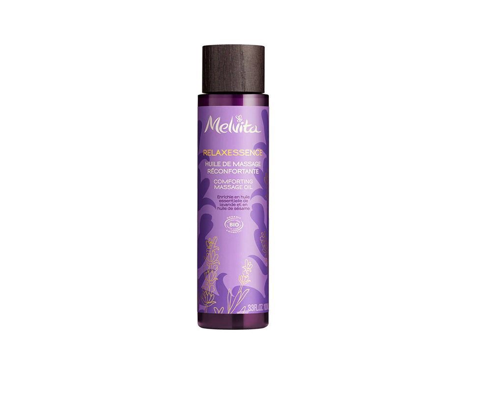 Melvita, Relaxessence, Bio, Entspannend, Massageöl, Lavendel, Sesamextrakt, 100 ml *Tester