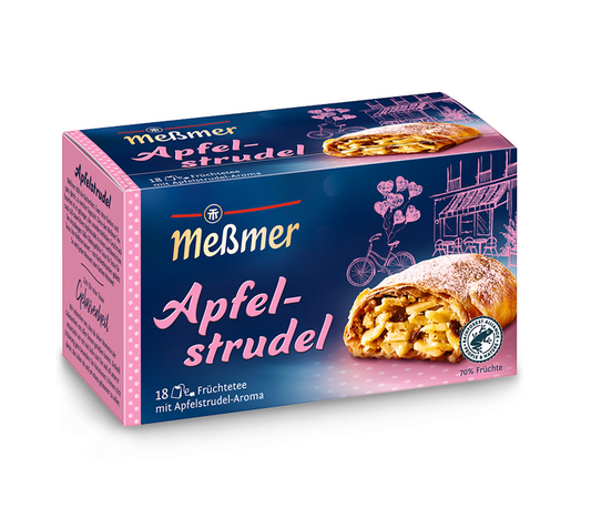 Messmer Apfelstrudel Tee 18er Aromatisierter Früchtetee
