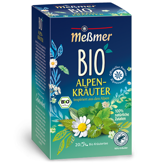 Messmer Bio Alpenkräuter Bio Kräutertee 40g Beutel