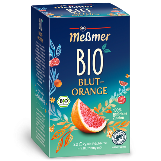 Messmer Bio Blutorange Bio Früchtetee mit Blutorangenöl