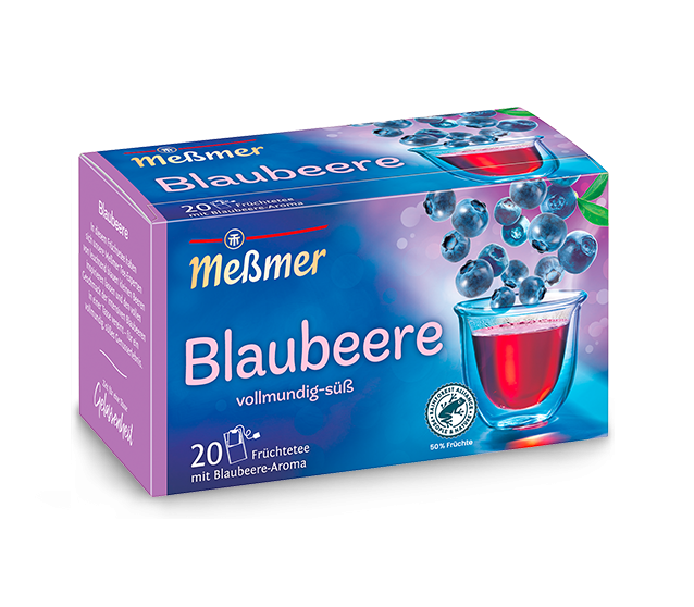 Messmer Blaubeere Früchtetee 20 Beutel 175 g