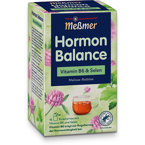 Messmer Hormon Balance Kräutertee mit Vitamin B6 und Selen 20 Beutel