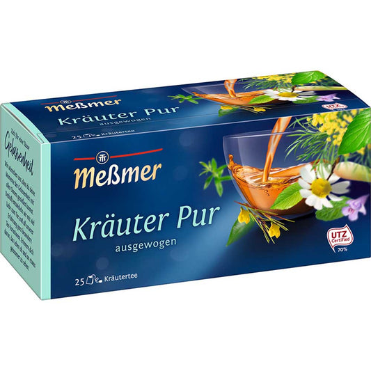 Messmer Kräuter Pur 25er Tee Packung