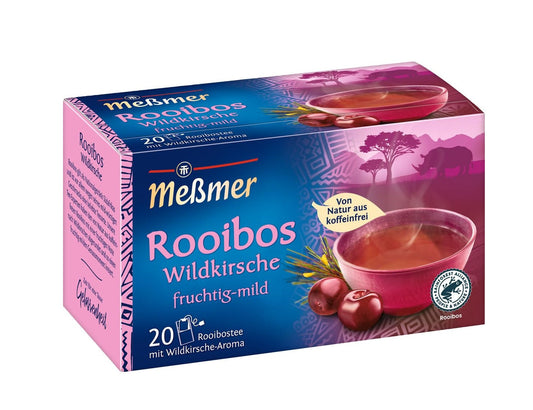 Messmer Rooibos Wildkirsche Tee 20 Teebeutel