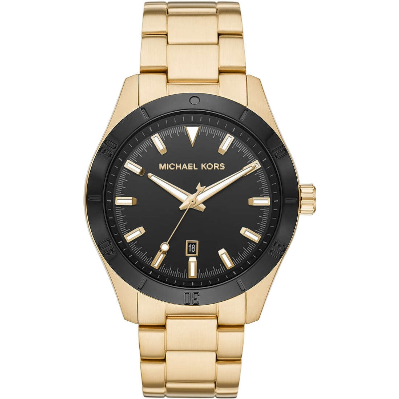 MICHAEL KORS LAYTON MK8816 Date Armbanduhr 44 mm Gold ansicht-3