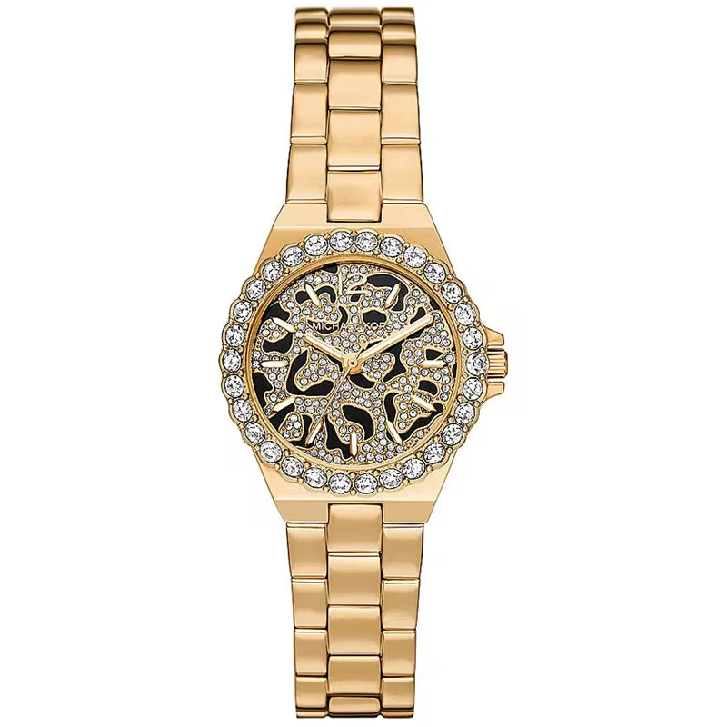 MICHAEL KORS LENNOX MK7394 Only Time Armbanduhr 30 mm Gold ansicht-3