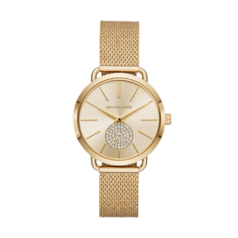 MICHAEL KORS MK3844 Only Time Armbanduhr 37 mm Gold ansicht-3