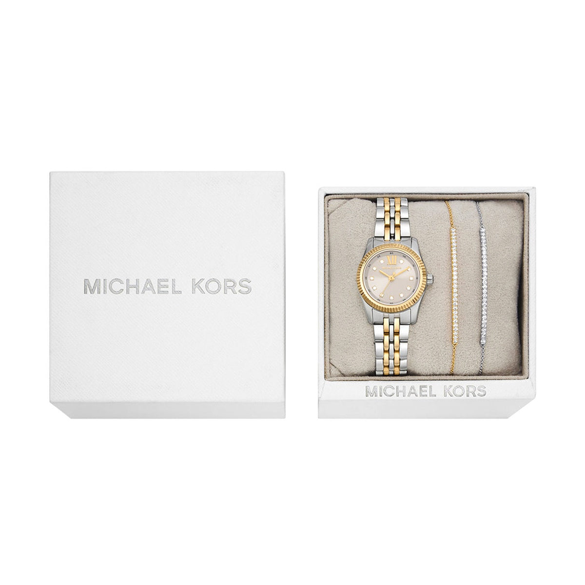 MICHAEL KORS MK4815SET Only Time Armbanduhr 26 mm Gold ansicht-3