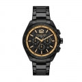MICHAEL KORS MK9179 Chronograph Armbanduhr 44 mm Schwarz ansicht-3