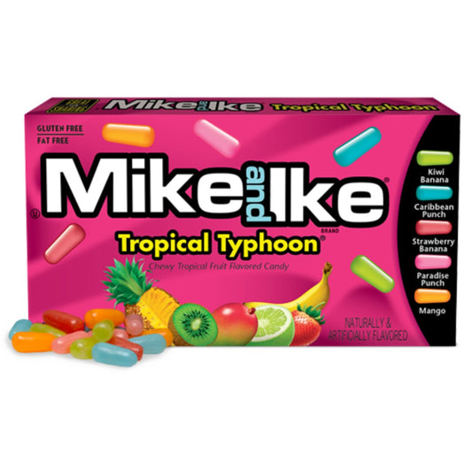 Mike and Ike Tropical Typhoon Fruchtbonbons 106g Pack